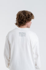 WHITE/NIGHT GREEN ARABIC LONGSLEEVE