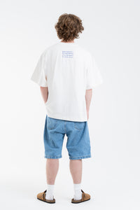 WHITE/NIGHT GREEN ENGLISH TEE