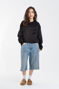 BLACK/BLACK ARABIC LONGSLEEVE
