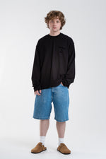 BLACK/BLACK ENGLISH LONGSLEEVE