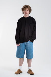 BLACK/BLACK ENGLISH LONGSLEEVE