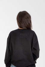 BLACK/BLACK ENGLISH LONGSLEEVE
