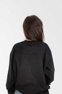 BLACK/BLACK ENGLISH LONGSLEEVE