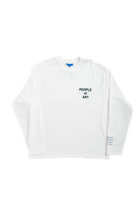 WHITE/NIGHT GREEN ENGLISH LONGSLEEVE