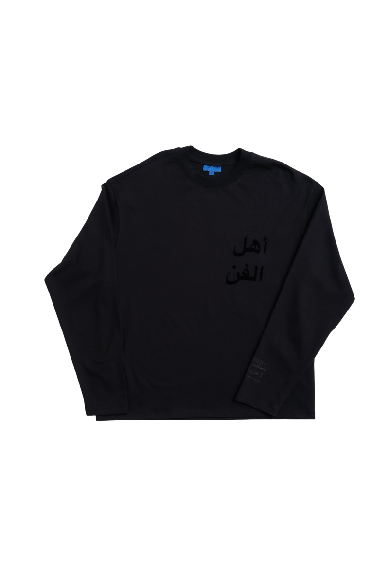 BLACK/BLACK ARABIC LONGSLEEVE