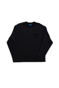 BLACK/BLACK ENGLISH LONGSLEEVE