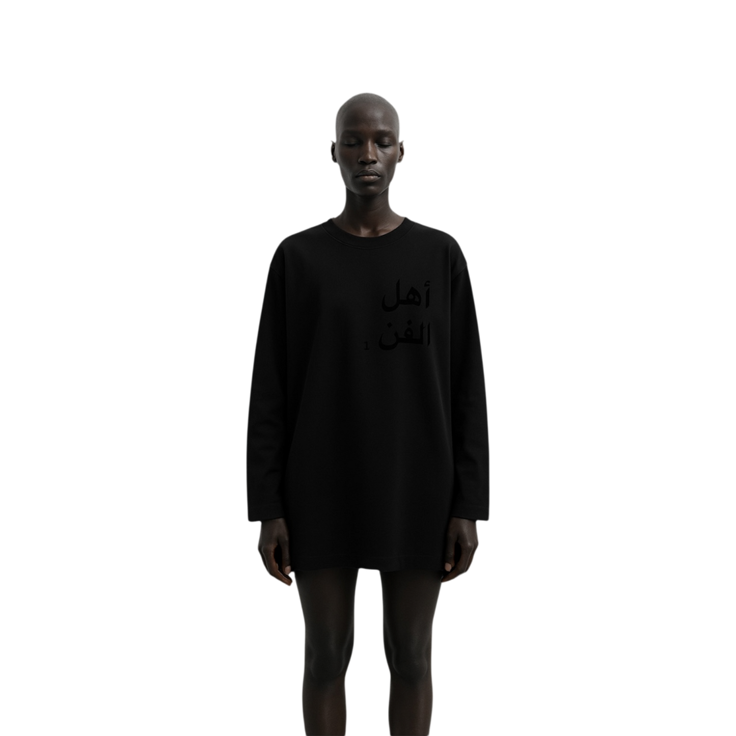 SEASON 2 BLACK ARABIC LONGSLEEVE