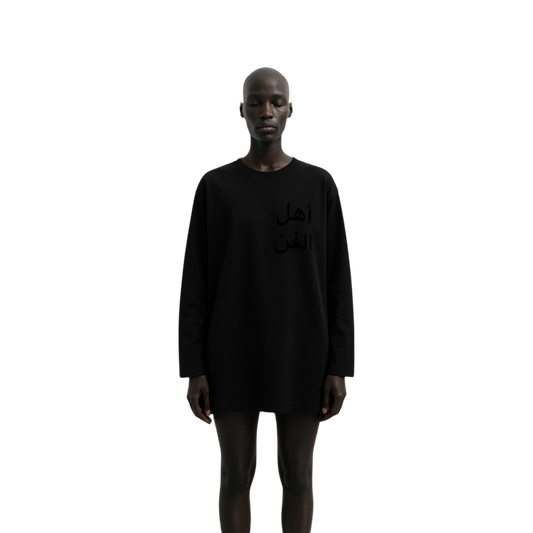 SEASON 2 BLACK ARABIC LONGSLEEVE