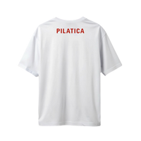 Z WHITE/RED ARABIC PILATICA TEE