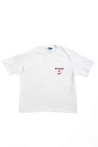Z WHTE/RED ENGLISH PILATICA TEE