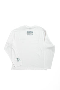 WHITE/NIGHT GREEN ARABIC LONGSLEEVE