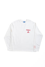 Z WHITE/RED ENGLISH PILATICA LONGSLEEVE