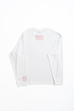 WHITE/RED ARABIC LONGSLEEVE