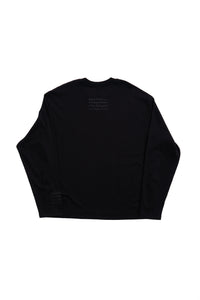 BLACK/BLACK ENGLISH LONGSLEEVE